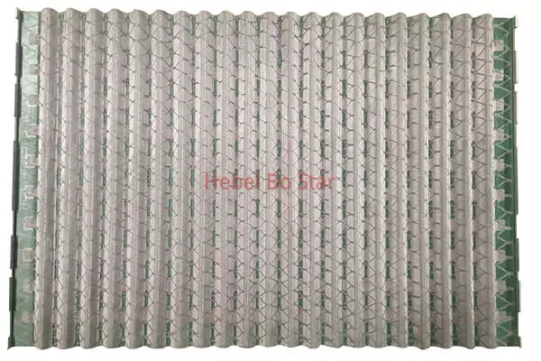 Пирамидальные ситовые панели для вибросит