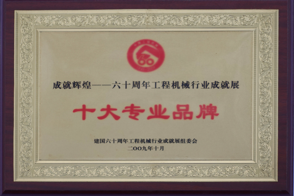2009年十大專業(yè)品牌