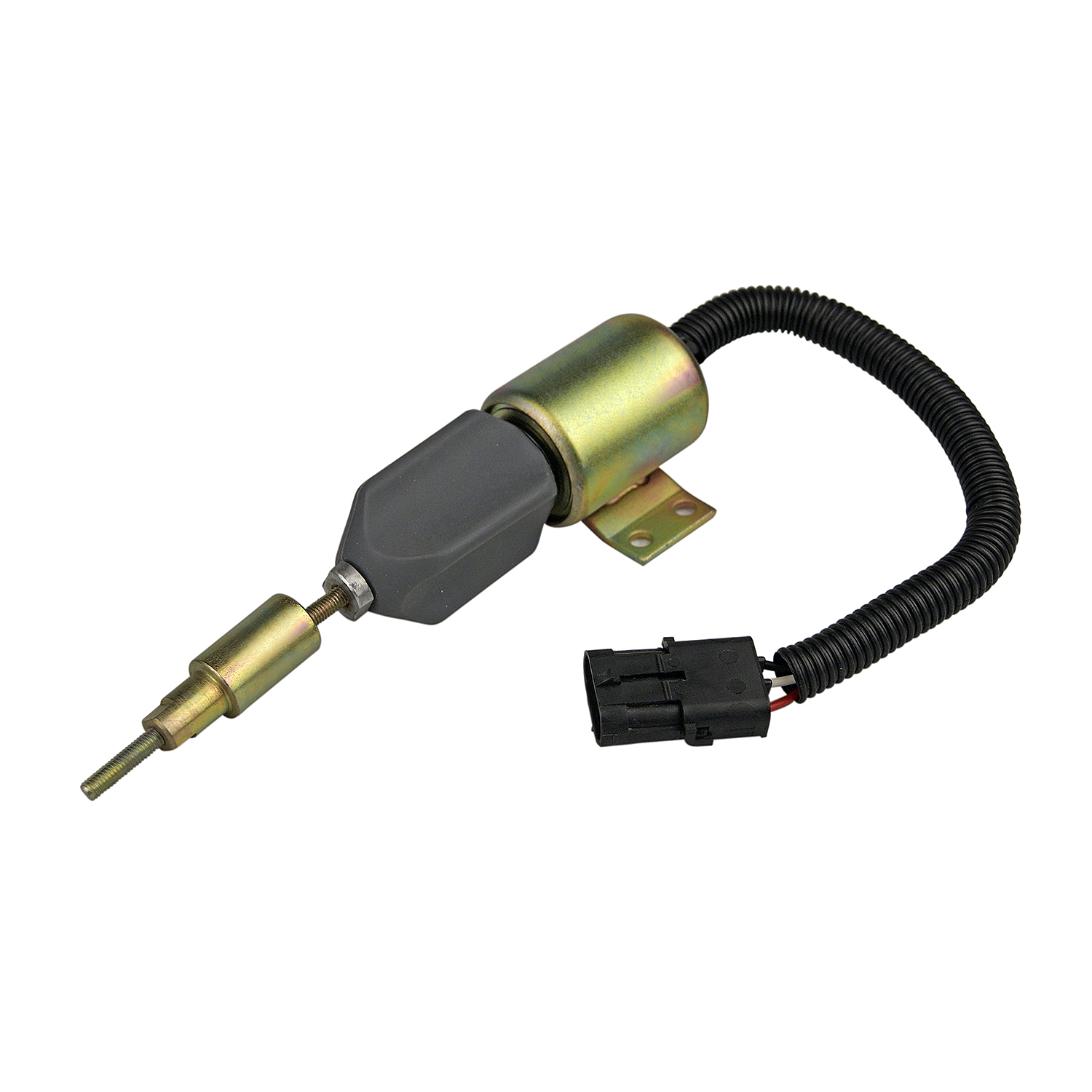 HTD045B-12V 3357411 Fuel Shut Off Solenoid for heavy duty truck Cummins、VW、Ford #12V