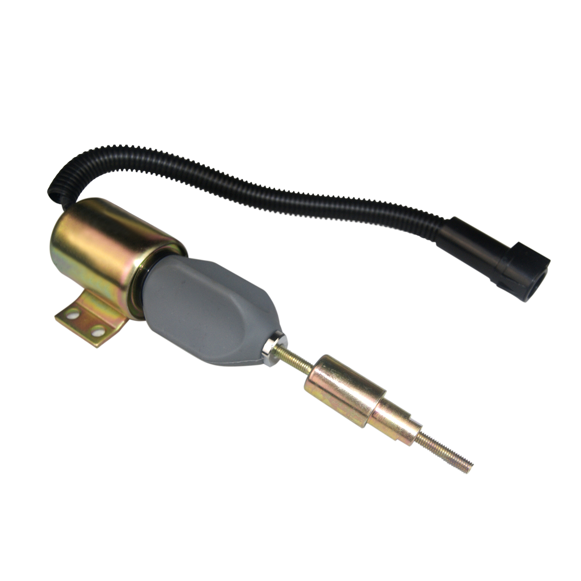 HTD045-12V Fuel Shutdown Solenoid 3354943 TRA130805 961000780024 2SO130764 for Cummins Engines 6B5.9 6C8.3