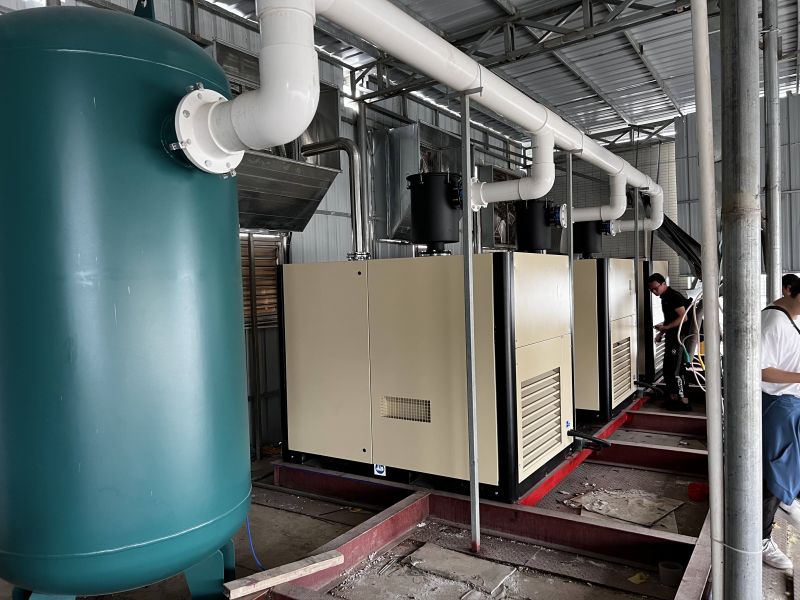 变频油螺杆中央真空系统