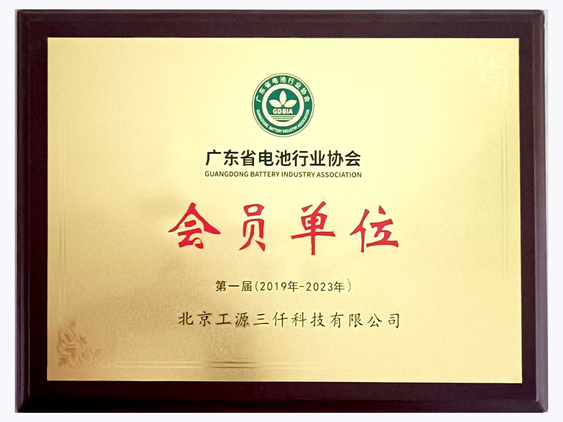 Member of Guangdong Battery Industry Association