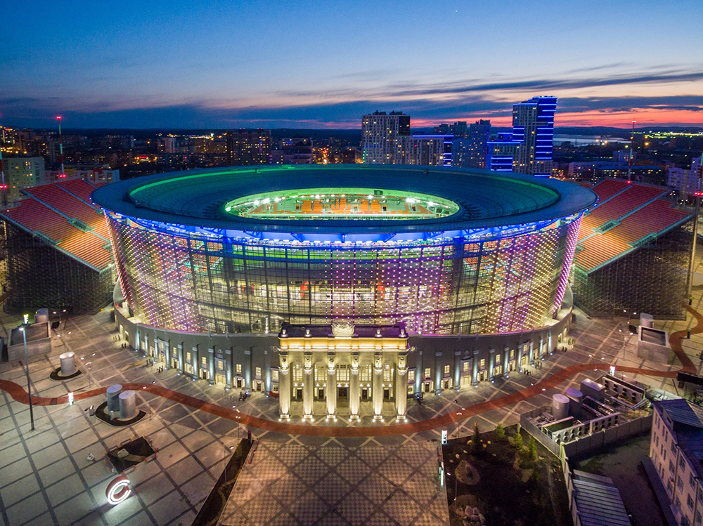 叶卡捷琳堡体育场 (LED 项目； 2018 世界杯）