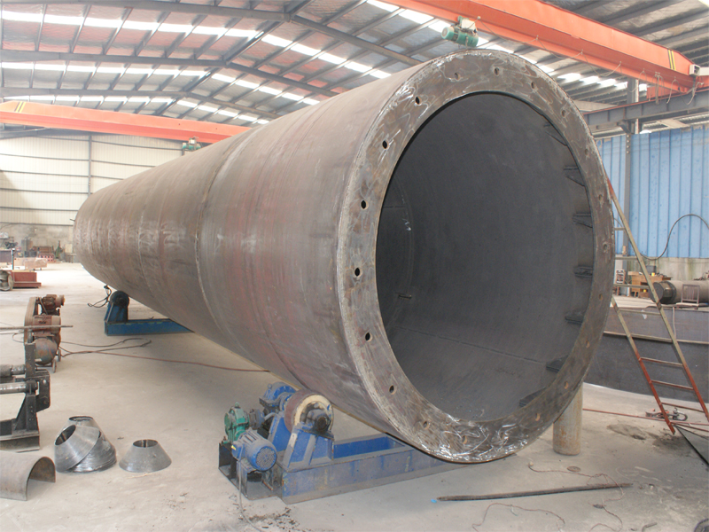 大口徑鋼柱加工