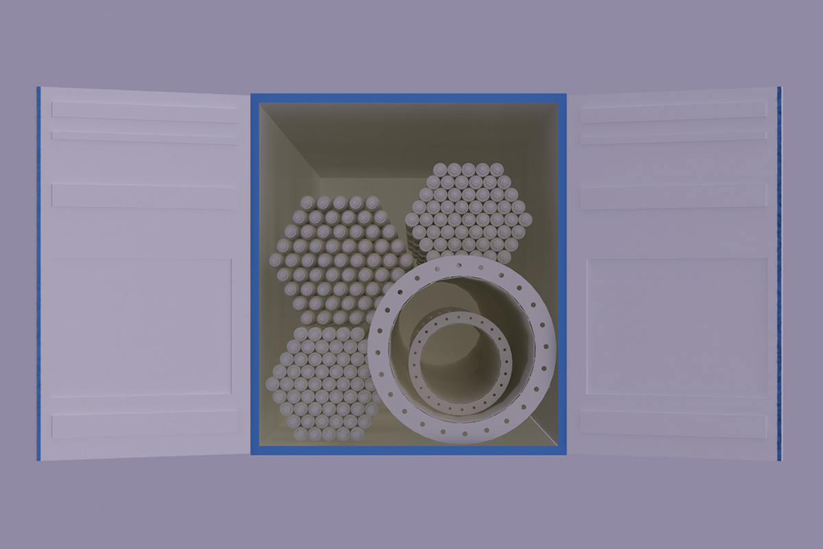 集裝箱裝貨模擬圖