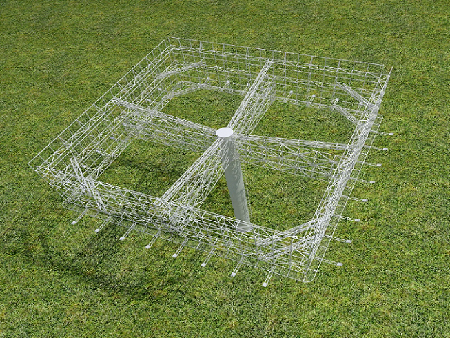 鋼桁架結(jié)構(gòu)四面大型廣告牌