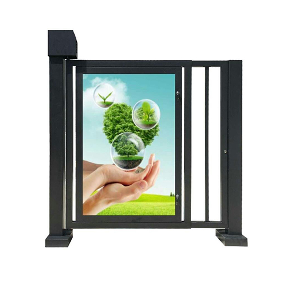 小区人行通道广告门