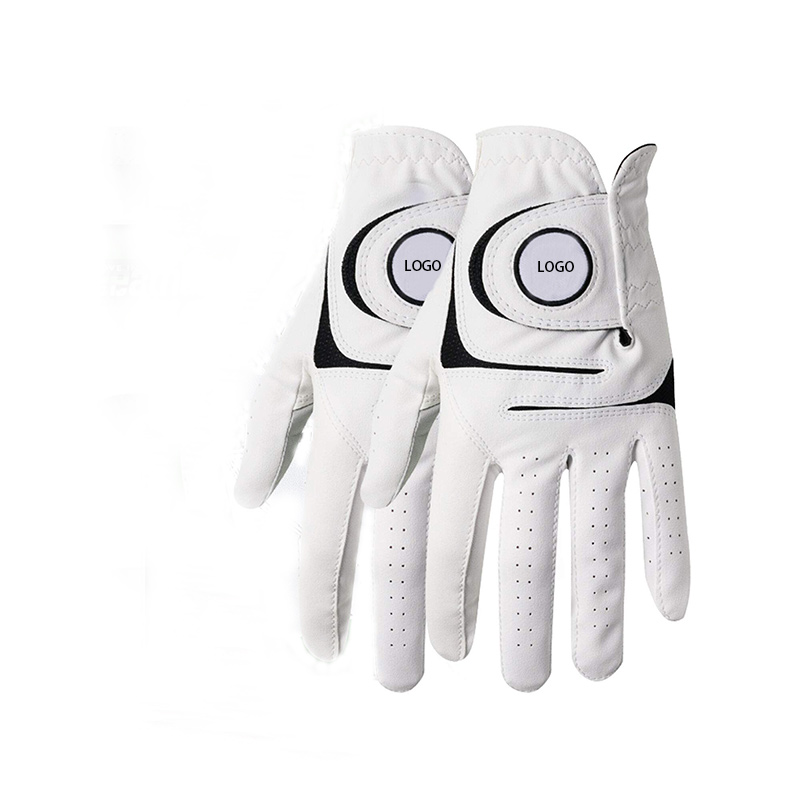 Men's PU Synthetic Cabretta Leather Golf Gloves