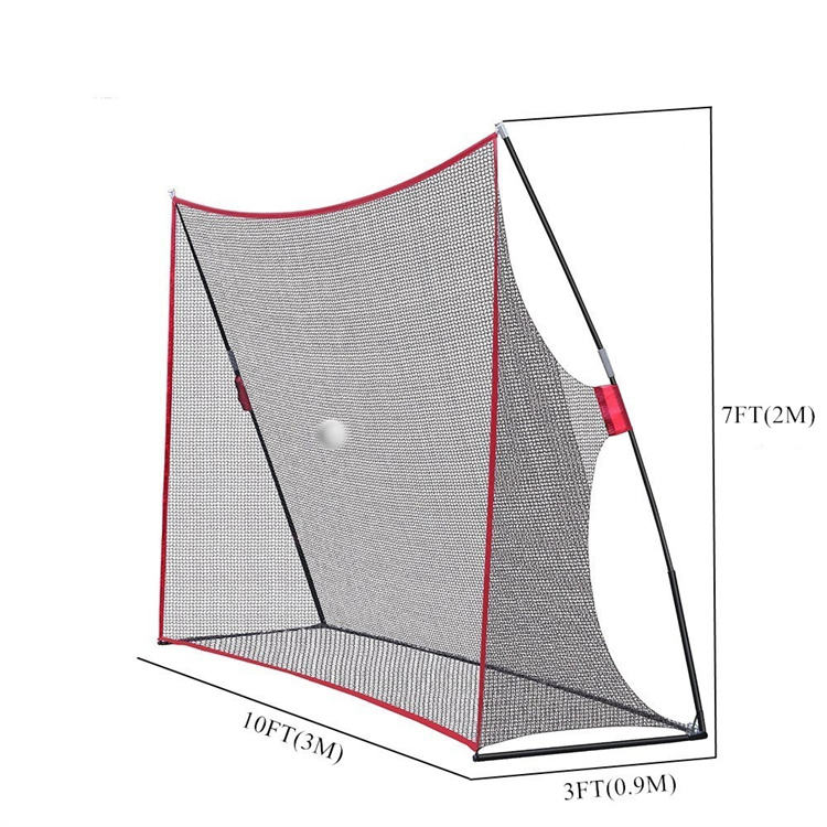 10x7ft Golf Practice Hitting Net with Stand Frame Carry Bag