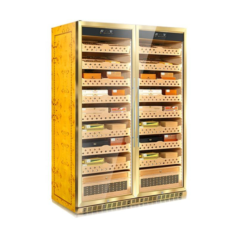 Raching Double Door Electric Cigar Humidor Cabinet Cigar Cooler