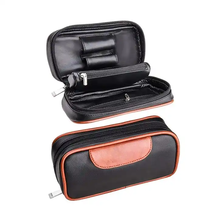 Leather Travel Tobacco Pipe Bag