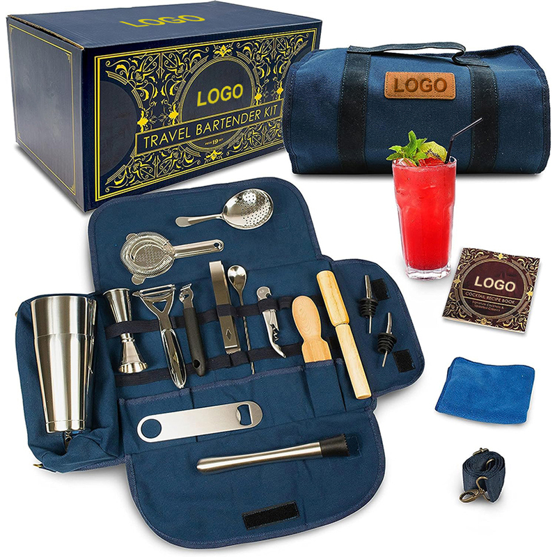 Cocktail Shaker Bar Set Tools