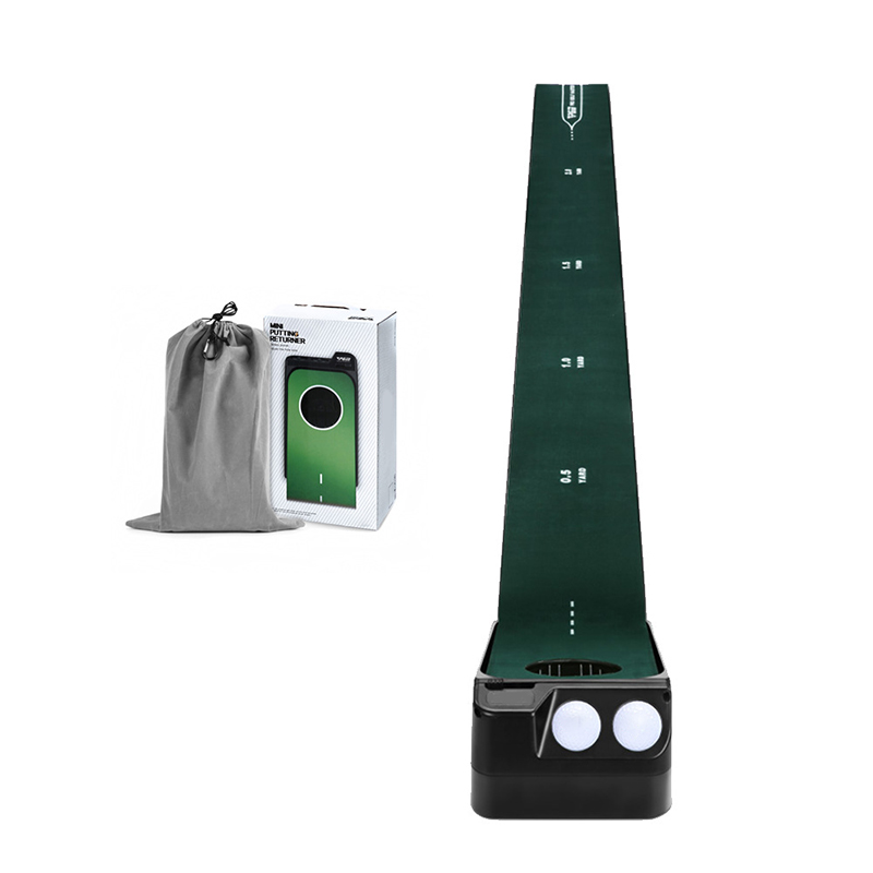 Putting Trainer Practice Blanket Set Mini Portable Electric Return Ball Automatic Rebound After Entering The Hole