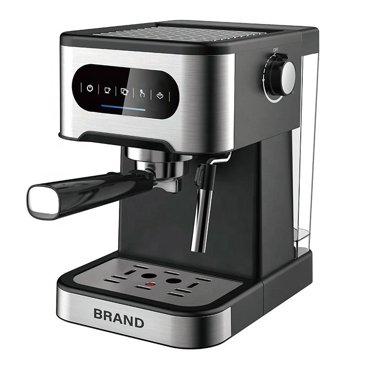 Milk Foam Nozzle Espresso Portafilter Semi-automatic Coffee Machine with Grinder