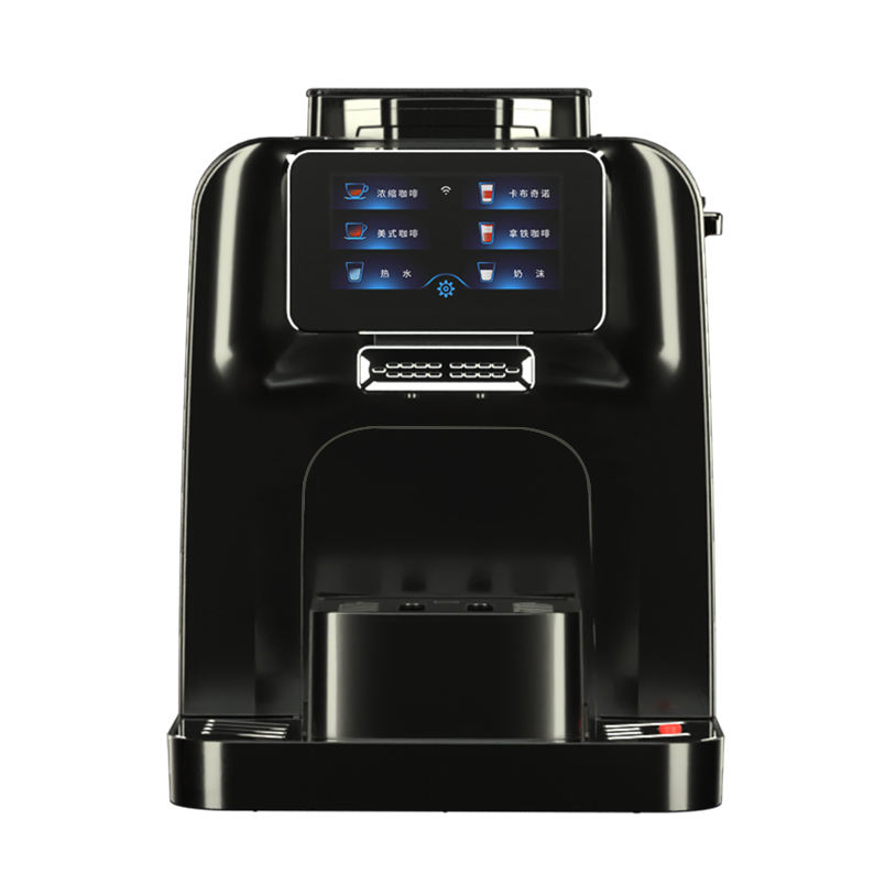 Commercial Fully Automatic Espresso Coffee Machine Coffee Beans With Grinder Milk Frother Tank