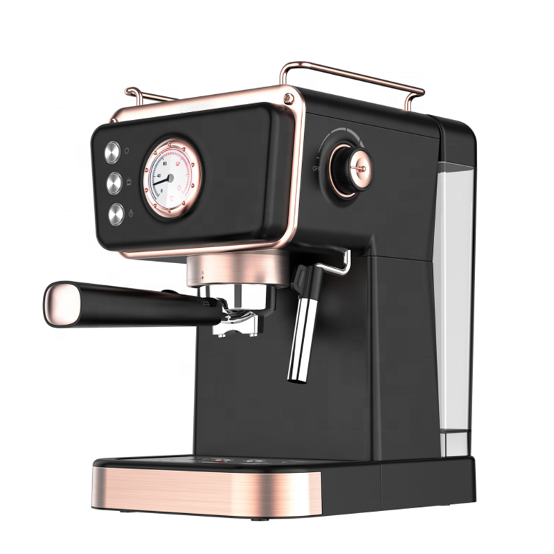 Multi-function 3 in 1 Home Office Use Electric Italian Espresso Semi-automatic Coffee Machine with Milk Frother