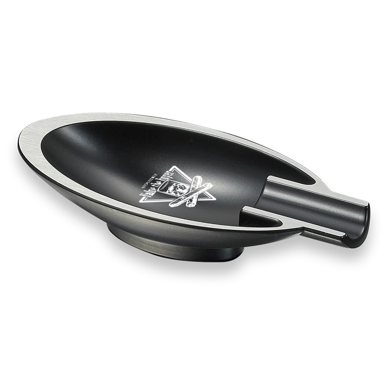 Stainless steel Black Cigar Ashtray