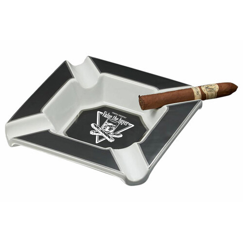 Ceramic Cigar Ashtray for 4 cigars