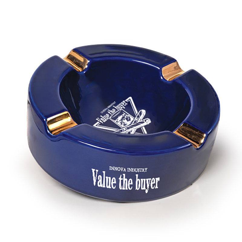Ceramic Cigar Ashtray for 4 cigars