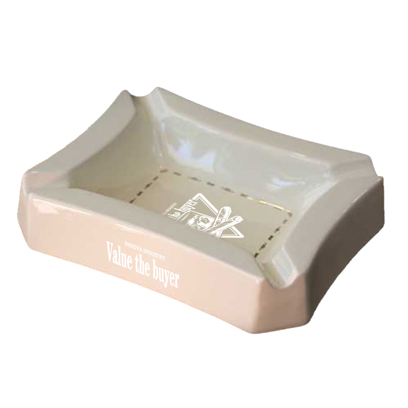 Large Ceramic Cigar Ashtray for 4 cigars