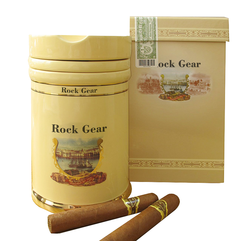 Wholesale Custom Home Decor Tobacco Storage Humidor Vintage Handmade Cigar Ceramic Jars