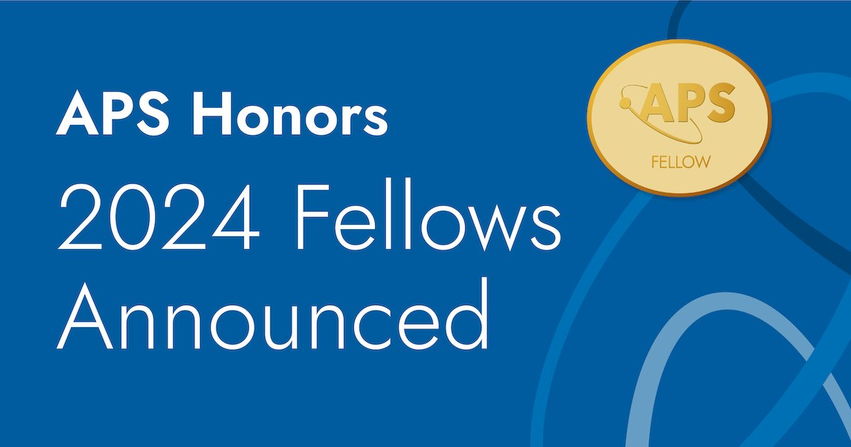 祝贺！九章量子首席科学家陆朝阳教授当选2024年美国物理学会会士