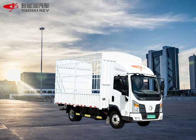 Pure electric stake truck