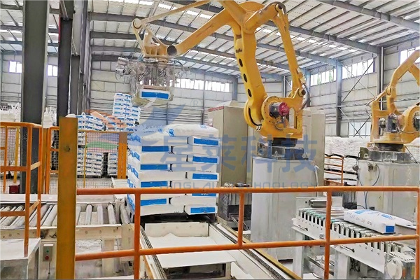 四川|碳酸鈣粉自動(dòng)包裝碼垛生產(chǎn)線(xiàn)