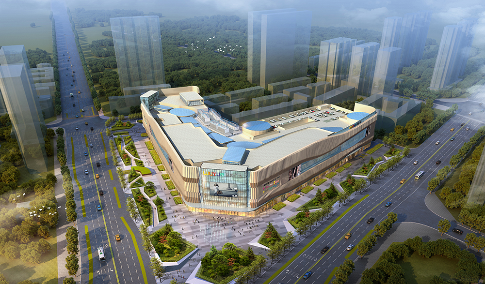 蚌埠吾悦广场-商业屋面降噪