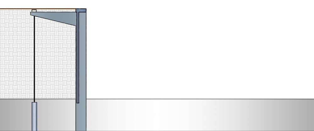 竖向锚拉桩挡墙