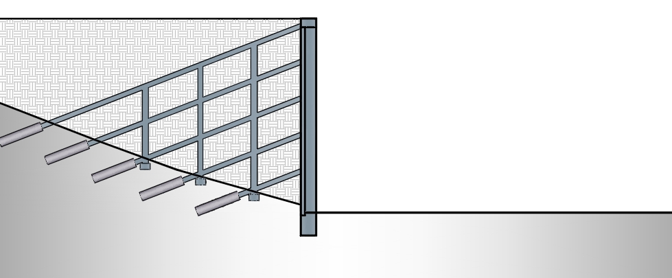 排架锚拉桩挡墙