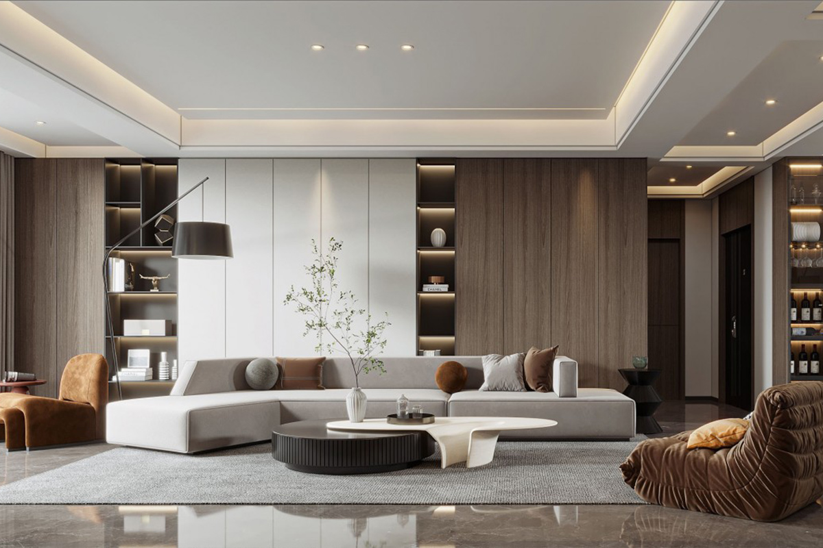 强调建筑感、空间感