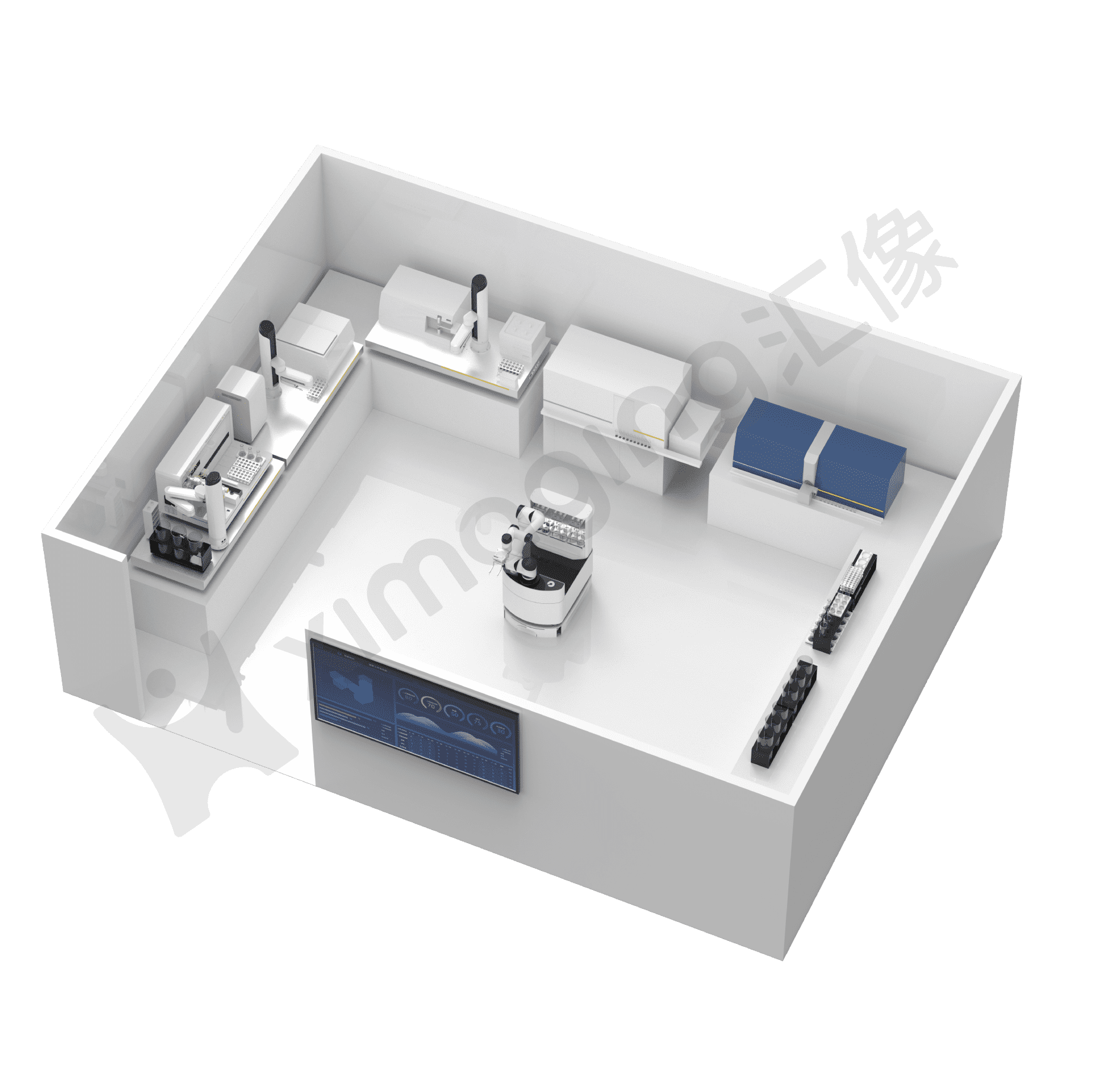 “灵境”系列智慧奶品检测实验室