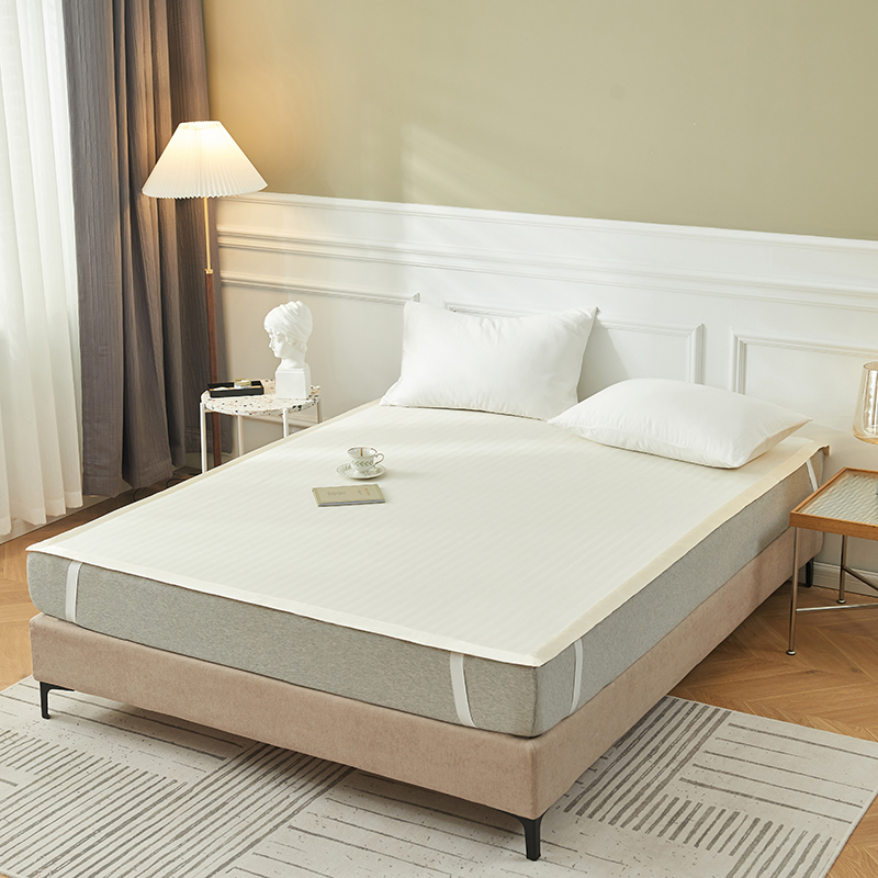 真絲涼席-米黃色