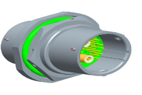 EWL- RSL -48999 I Series Through -wall Electrical Connector