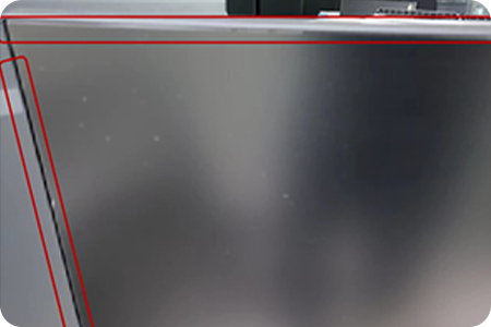 无边框显示泡棉应用