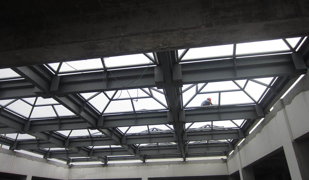 池州产业园研发大楼采光顶