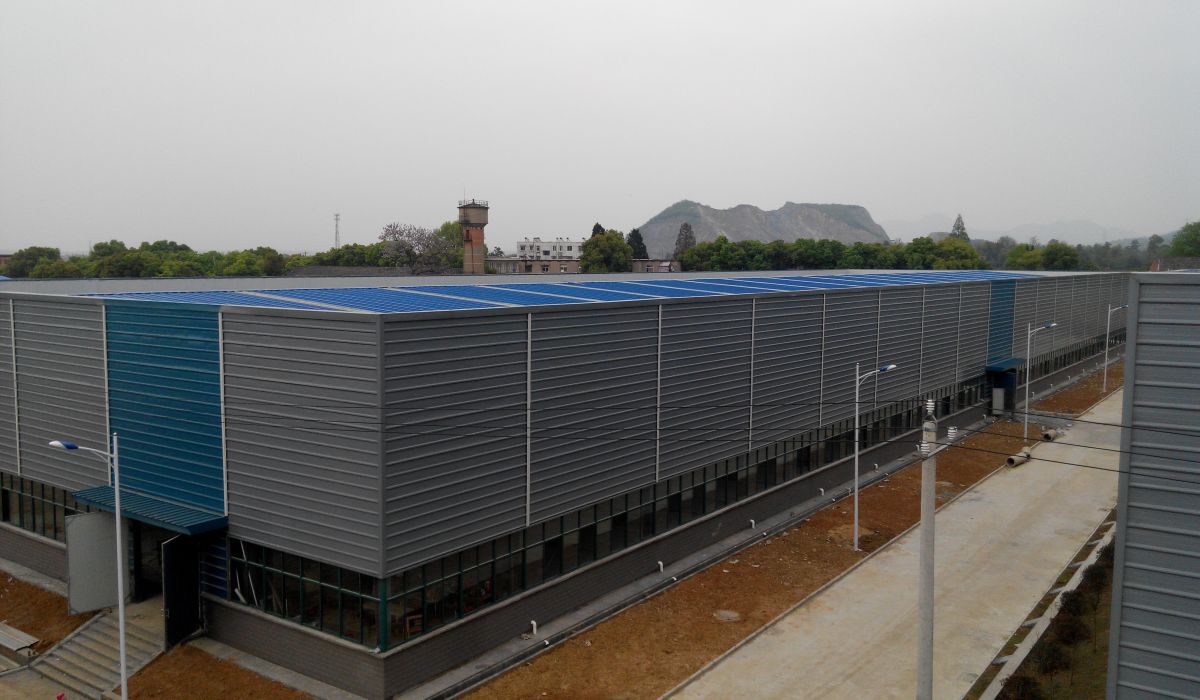 铜陵朝日电子钢结构厂房工程