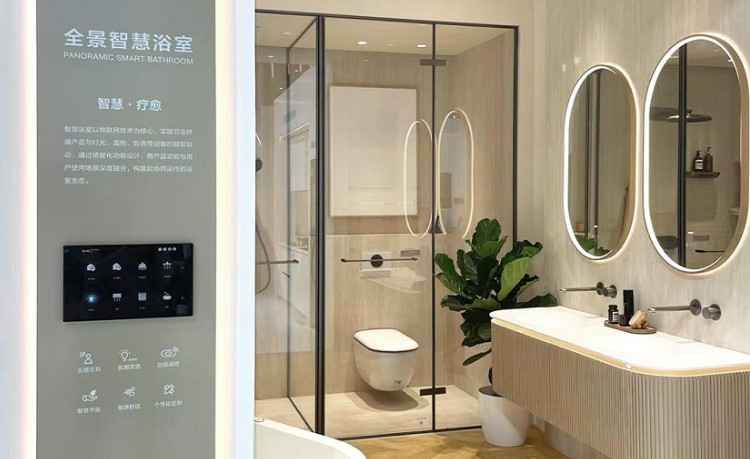 智慧卫浴革命!AXENT恩仕携NOVIA全景智慧浴室亮相链博会
