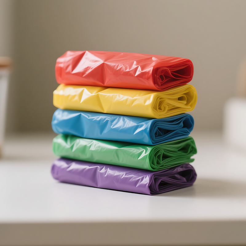 Fully biodegradable shopping bags with customizable colors