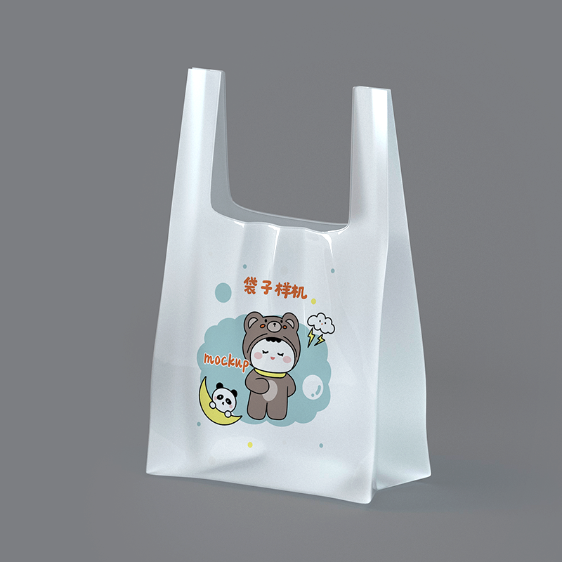 Fully biodegradable shopping bags with customized logo