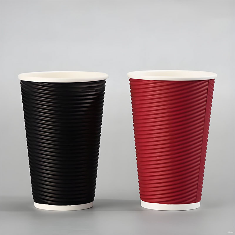 Eco-friendly biodegradable embossed paper cups.copy