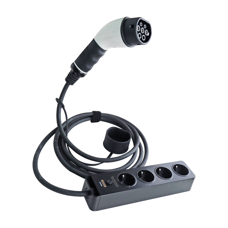 WOER type2 charger V2L V2H Electric Vehicle Charger Socket 3.5kw EV Onboard Charger EV Discharge Connector.