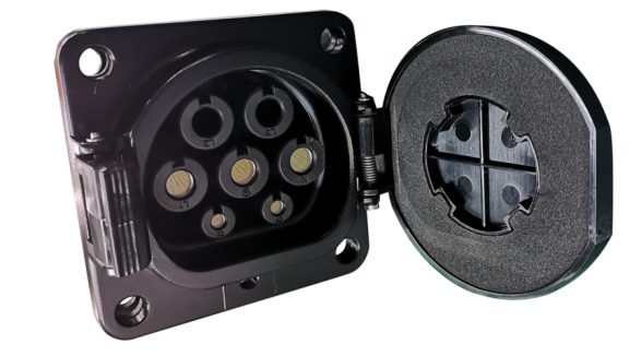 GBT AC Charging vehicle socket seat