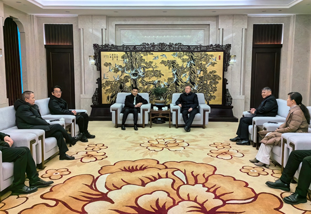 江苏仪征市委书记孙建年、市长孟德和会见苏如春一行