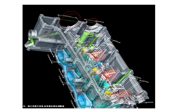 Measurement of internal dimensions of castings