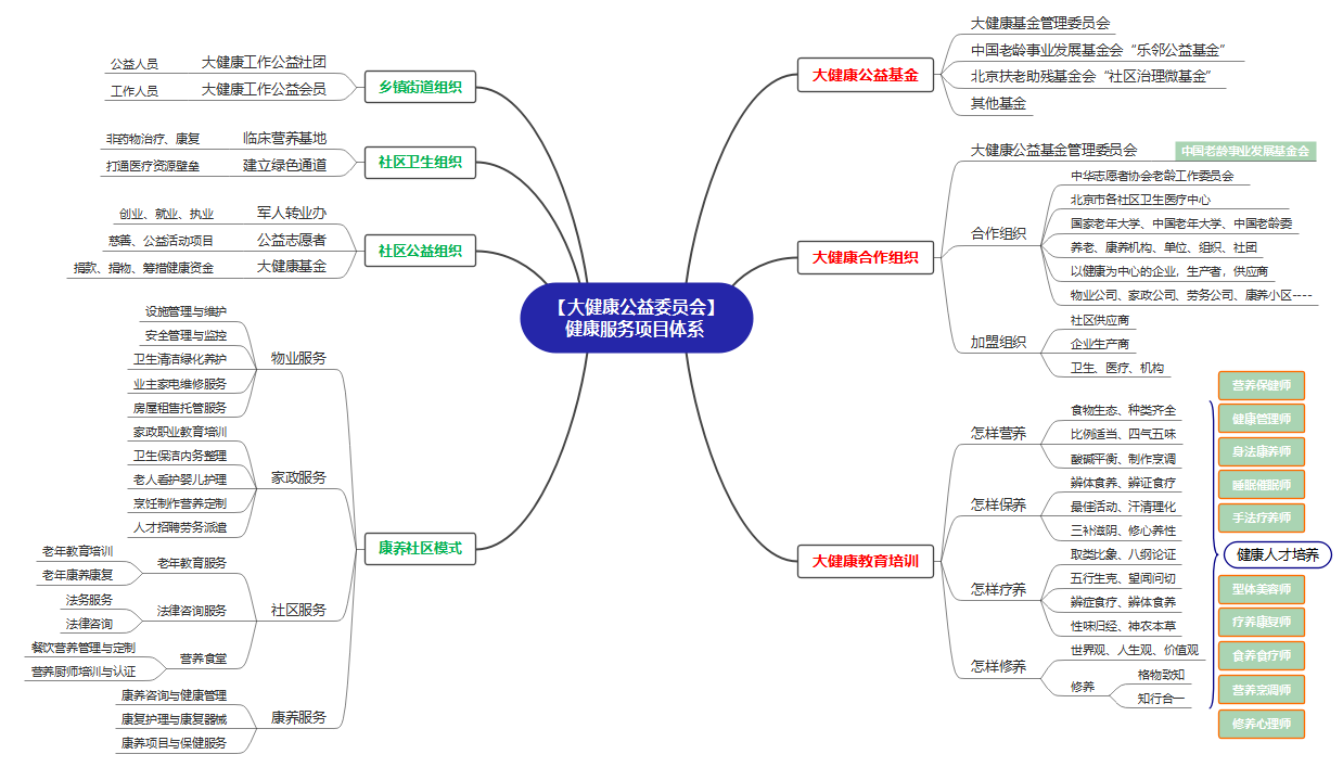 大健康项目服务