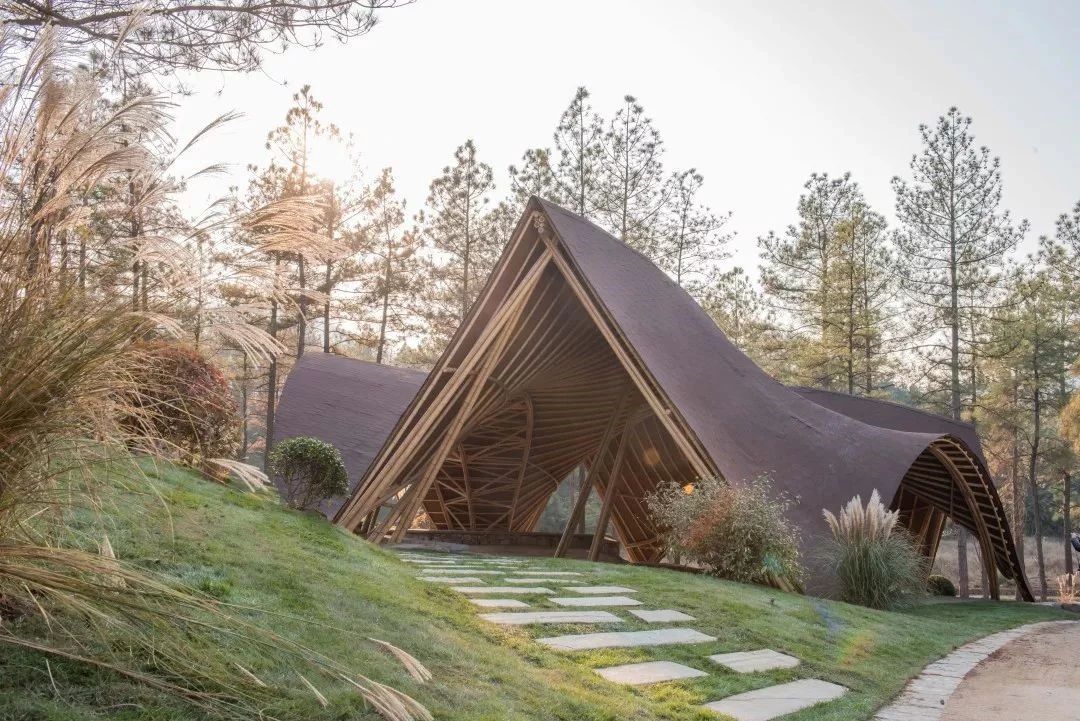 风之亭 同济大学设计 竹境施工