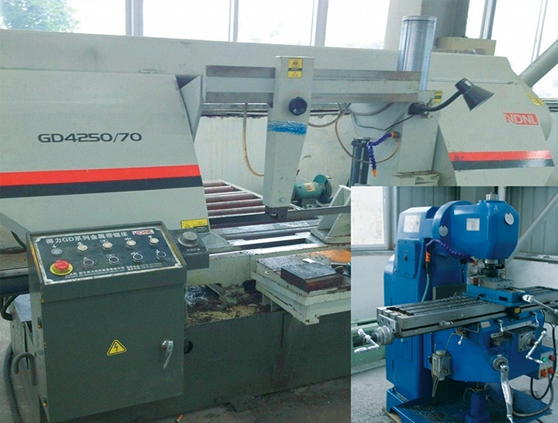 Saw machine, milling machine