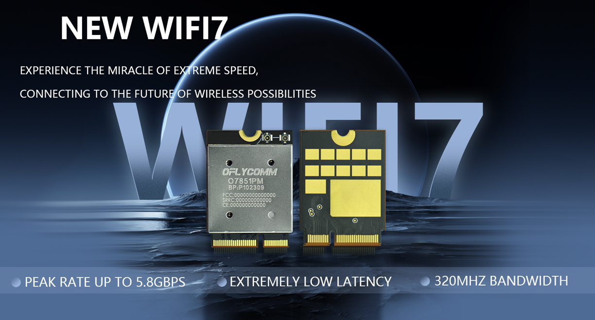 QOGRISYS Releases WIFI 7 Network Card Module—O7851PM